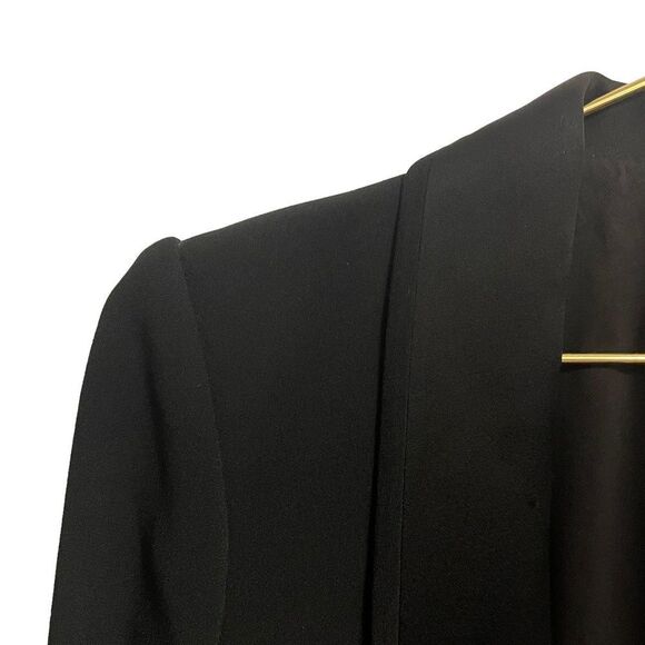 Club Monaco Black Tuxedo Style Single Button Blazer Size 4 - Picture 5 of 9